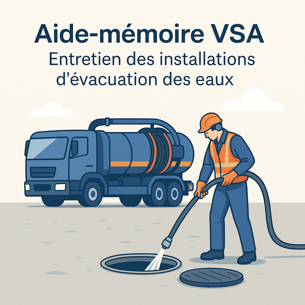 Aide-mémoire VSA – Entretien des installations d’évacuation des eaux